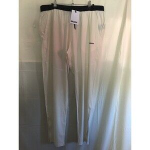 Tom Brady Brand Running Pants Men's Size Large Horn White Stretch Pockets